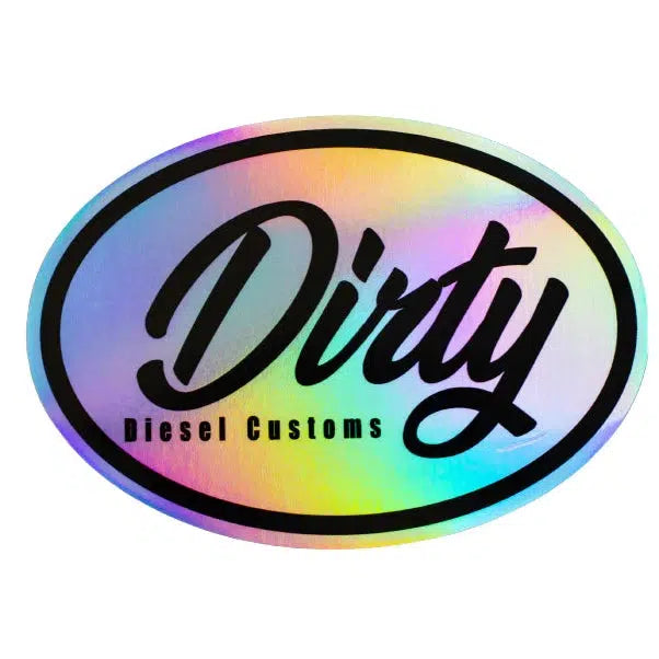 Iridescent Dirty Diesel Decal Sticker Dirty Diesel Customs DDC IR M Canada