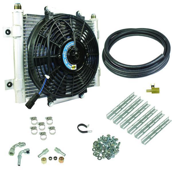 Xtrude Double Stacked Transmission Cooler Kit Universial 12in Tubing 1030606 DS 12 Transmission Oil Cooler BD Diesel 1030606 DS 12 Canada.jpg